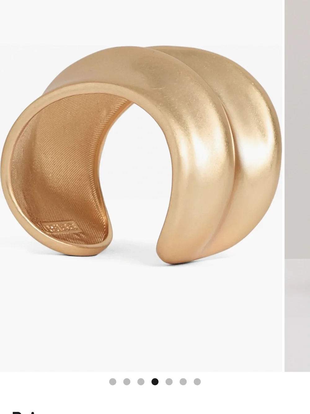 Reiss Sara Sculptural Cuff Bracelet NWOT - Picture 4 of 9
